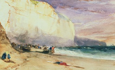 La falaise, 1828 - Richard Parkes Bonington